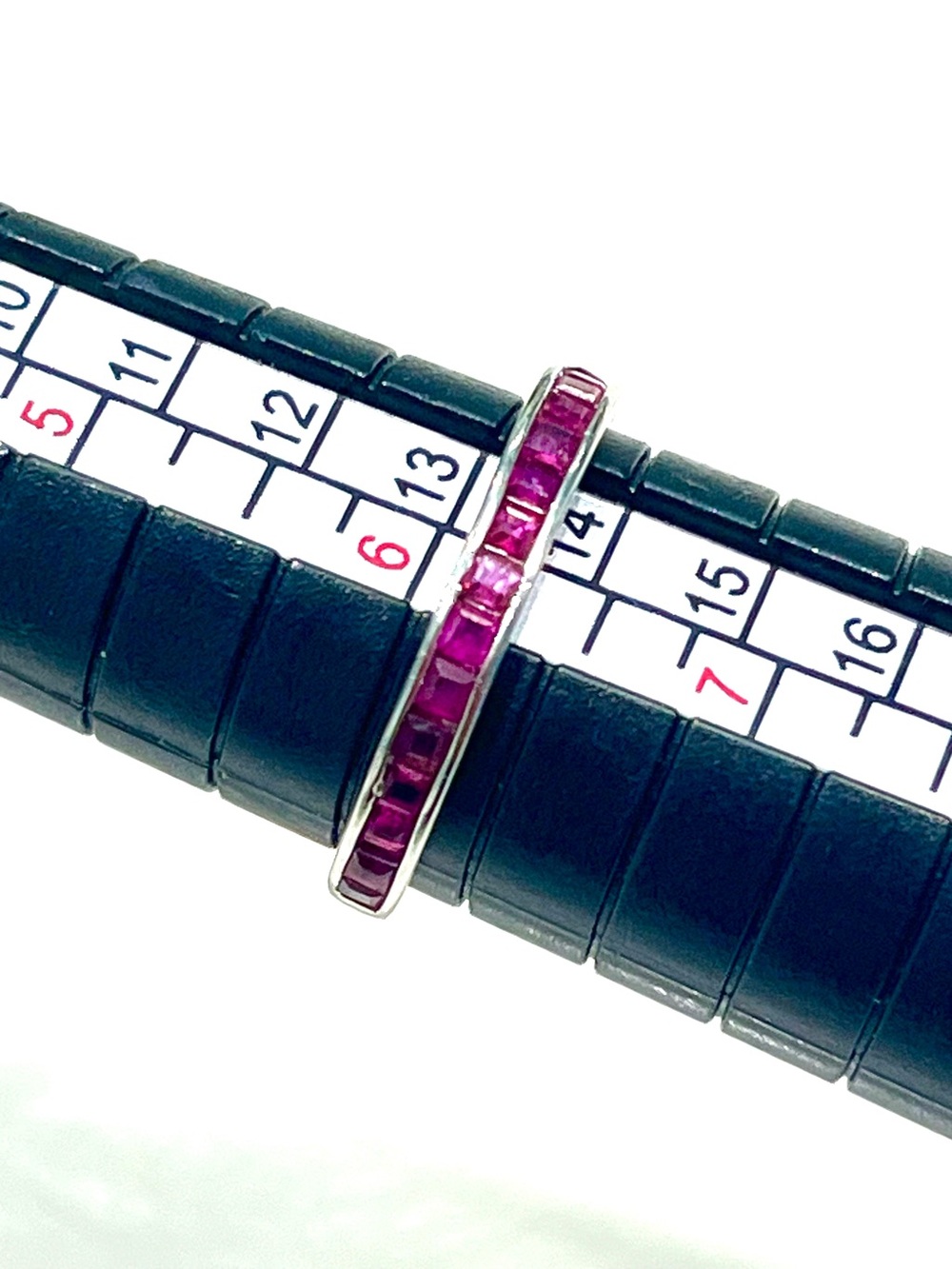 Natural Ruby 14KGP Adjustable Ring